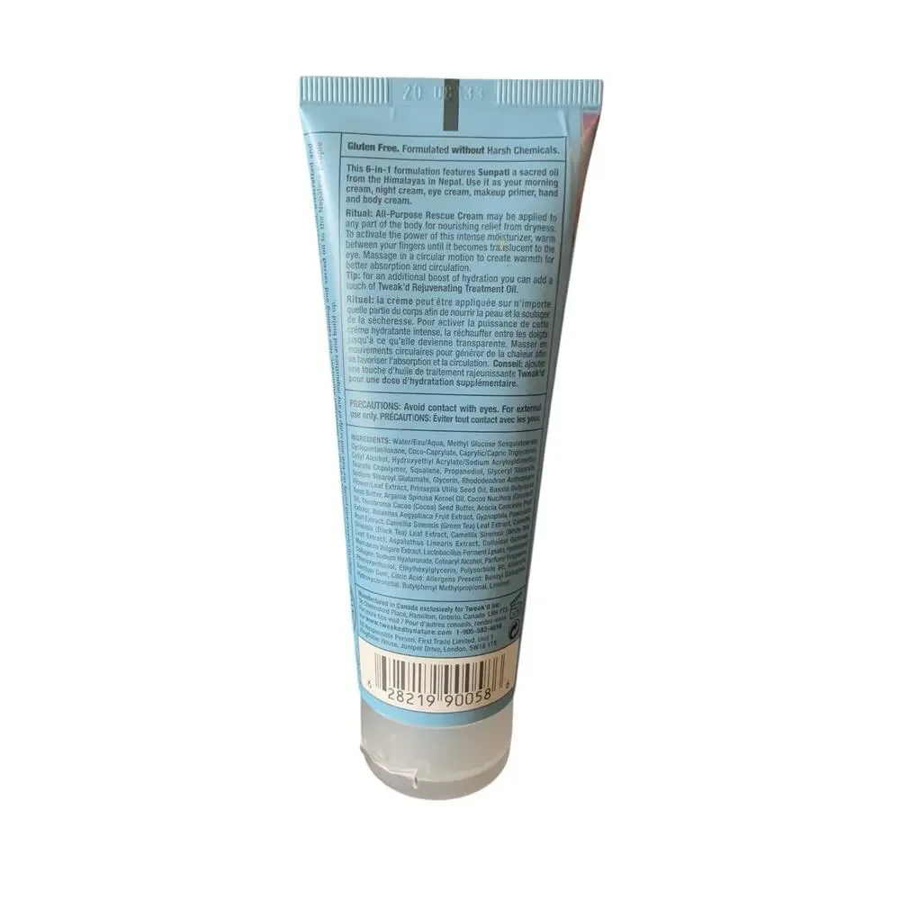 Tweak-d by Nature Above the Clouds Hand‎ Rejuvenator Cream 3 oz. - 3 oz SEALED